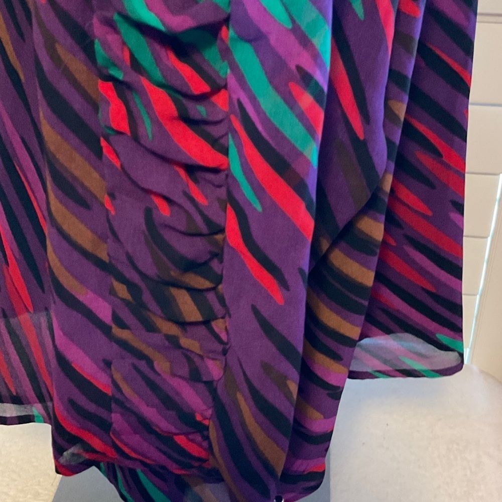Calvin Klein Multicolor Striped Blouse - Picture 7 of 11